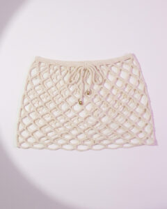 Pollera Tejida Red Beige